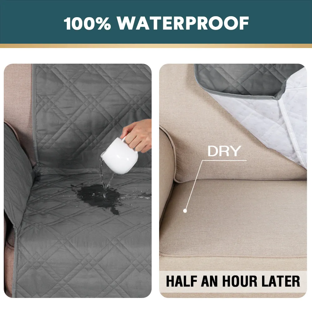 100% Waterproof Sofa Cover Protector Couch Covers for Dogs/Pets 1/2/3/4 Seater