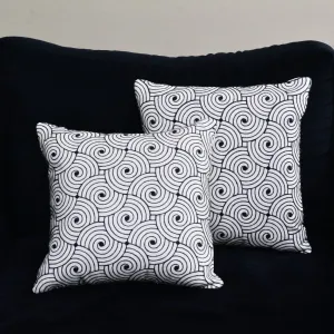 2 PCs Embroidered Cushions-(2700)Bermooda Rings