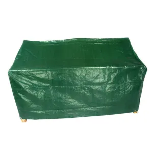 3 Seater Bench Green Garden Protection Waterproof Cover