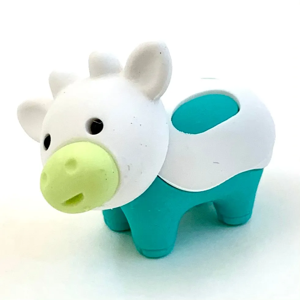 38454 IWAKO Colorz Cows -12 sets of 5 Erasers