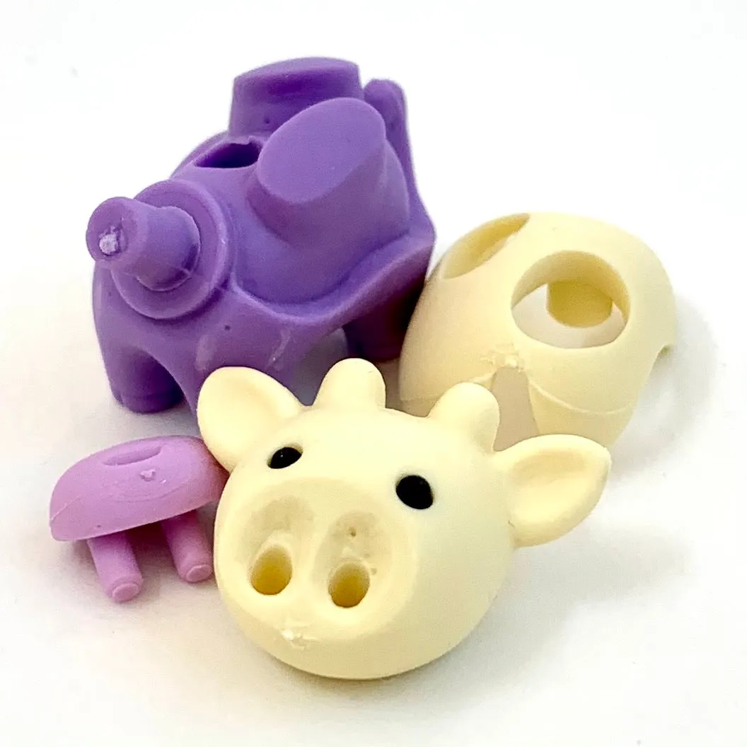 38454 IWAKO Colorz Cows -12 sets of 5 Erasers