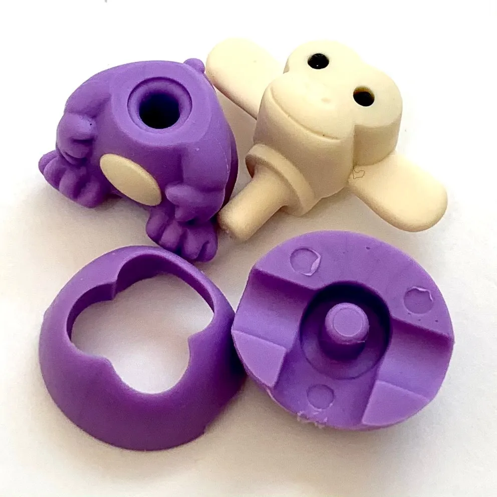 38455 Iwako Colorz Monkey -12 sets of 5 Erasers