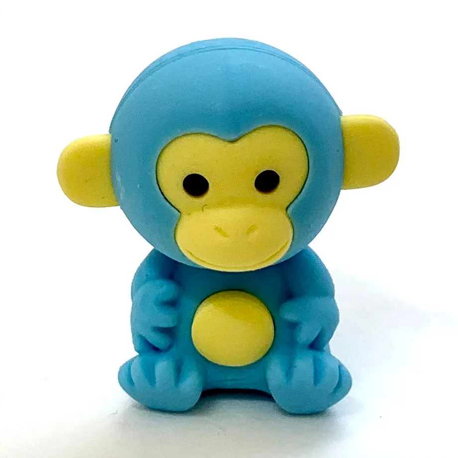 38455 Iwako Colorz Monkey -12 sets of 5 Erasers