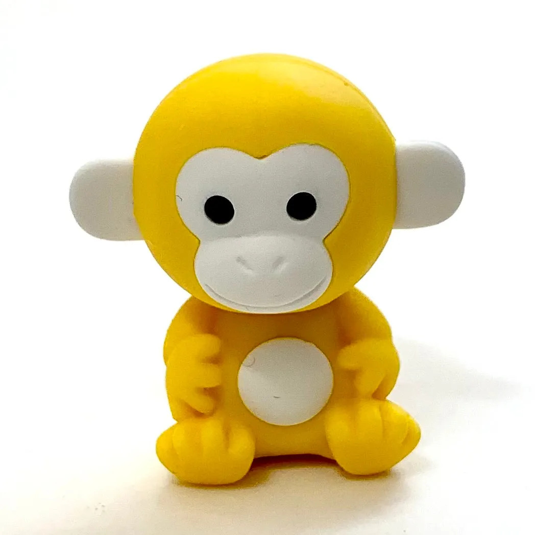 38455 Iwako Colorz Monkey -12 sets of 5 Erasers