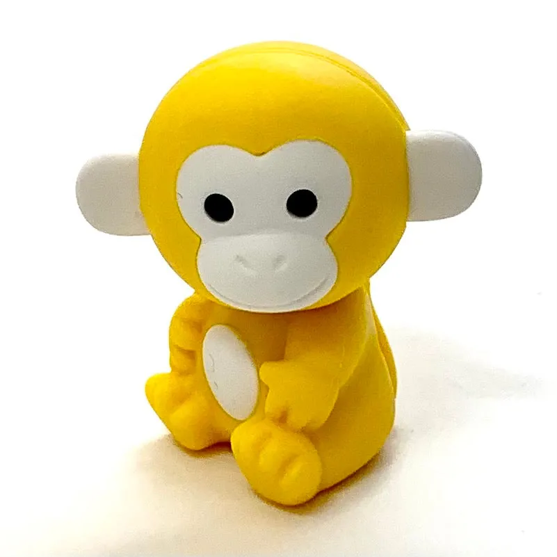 38455 Iwako Colorz Monkey -12 sets of 5 Erasers