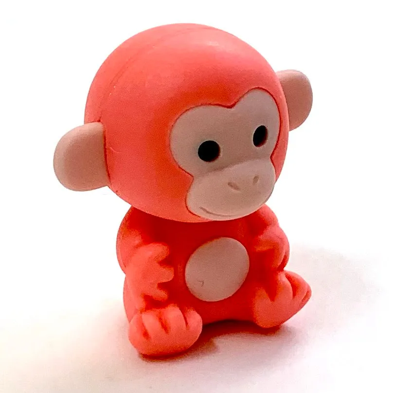 38455 Iwako Colorz Monkey -12 sets of 5 Erasers