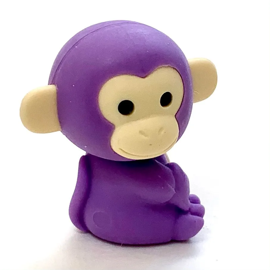 38455 Iwako Colorz Monkey -12 sets of 5 Erasers