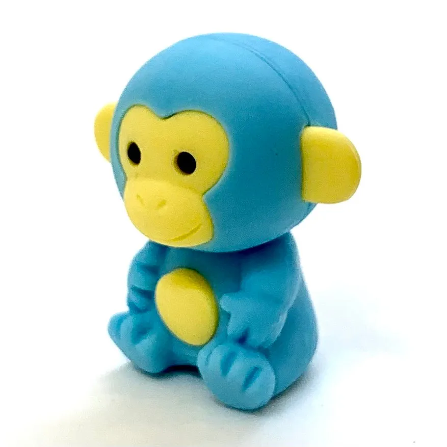 38455 Iwako Colorz Monkey -12 sets of 5 Erasers