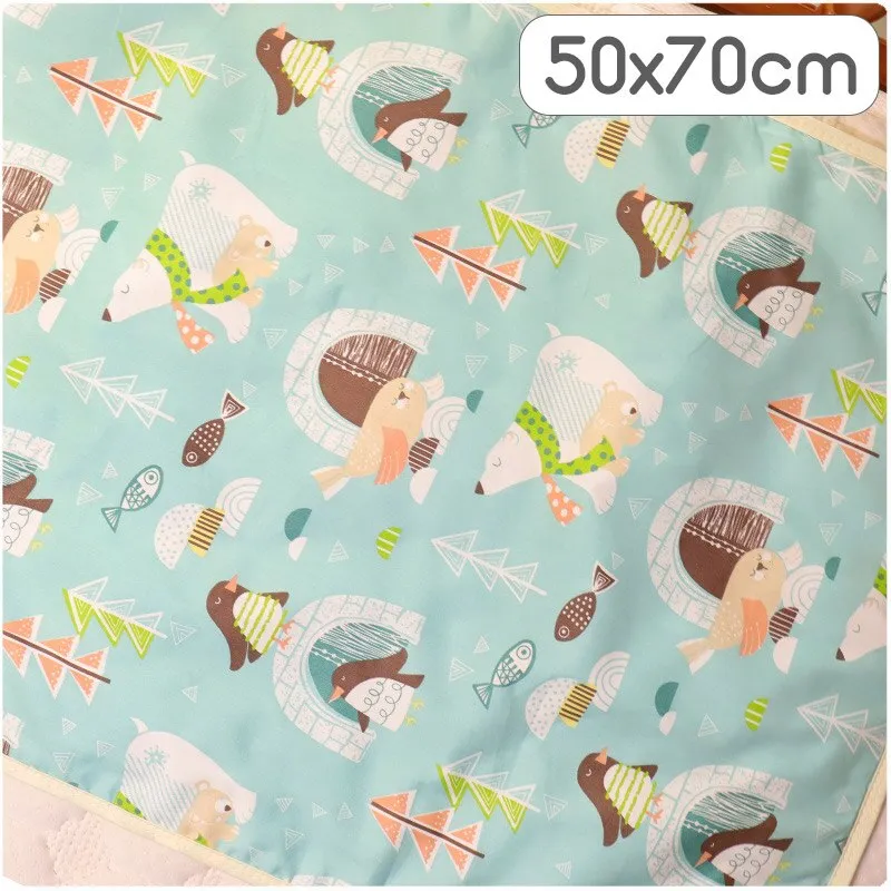 4 Size Baby Changing Mat Cartoon Cotton Waterproof Baby Sheet Changing Pad Table Diapers Urinal Game Play Cover Pet Mattress