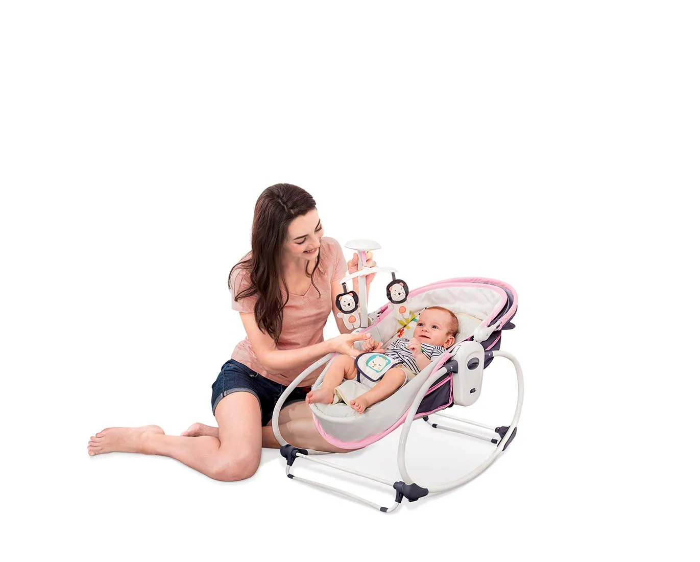 5-in-1 Baby Rocker Bassinet