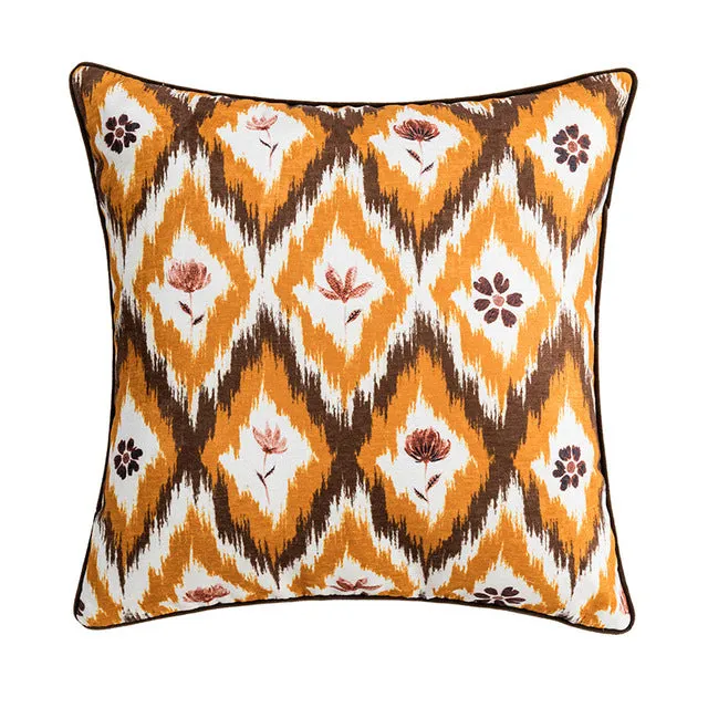 5 PCs Digital Printed Cushions-Indian Mandala