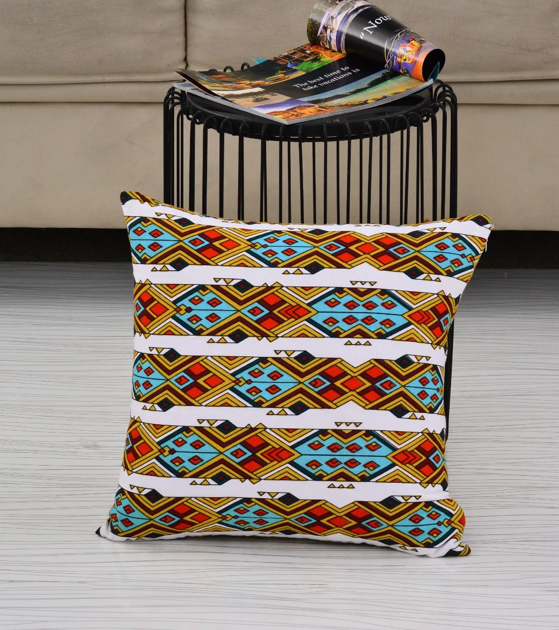 6 PCs Digital Printed Duck Cushions-Himba