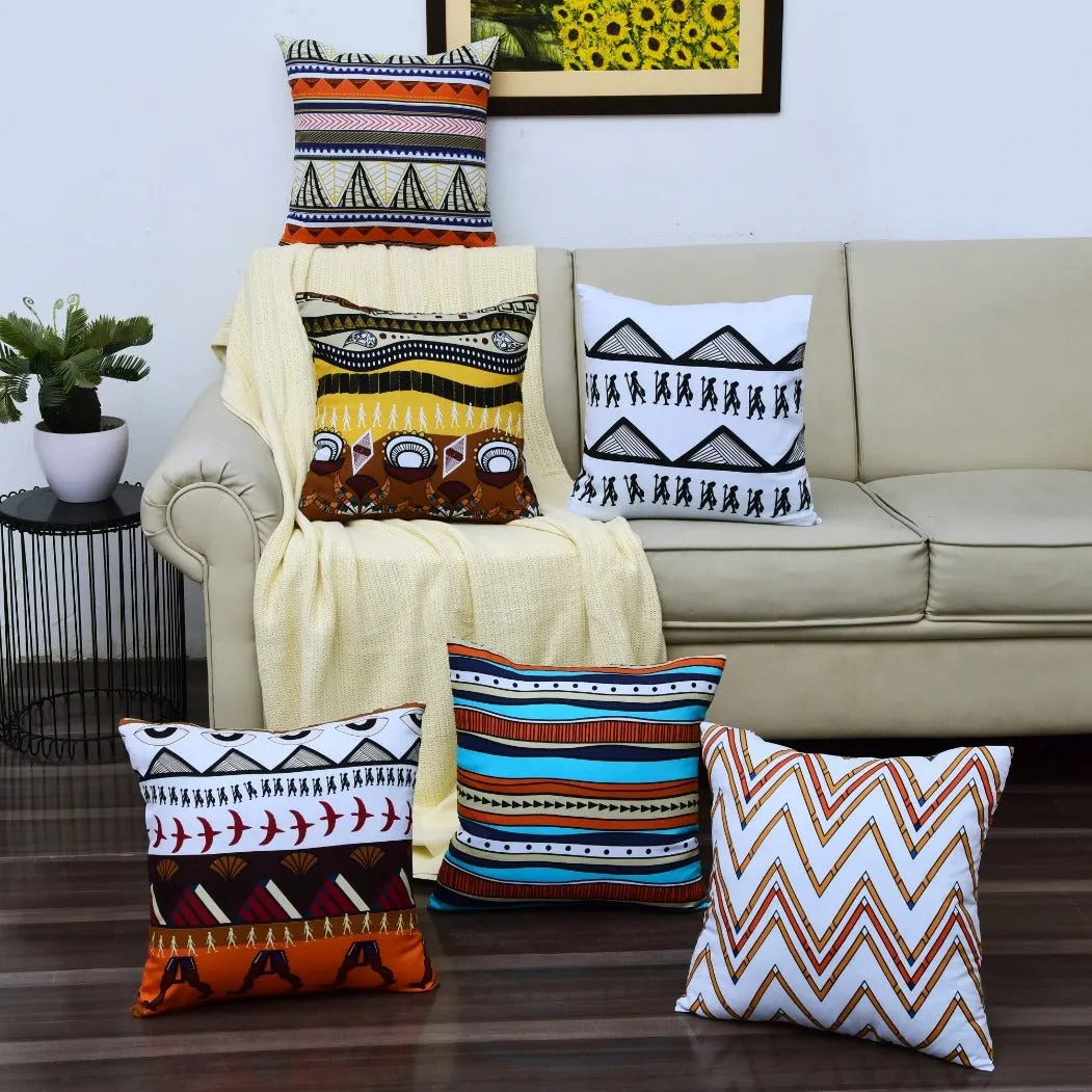 6 PCs Digital Printed Duck Cushions-Malawi