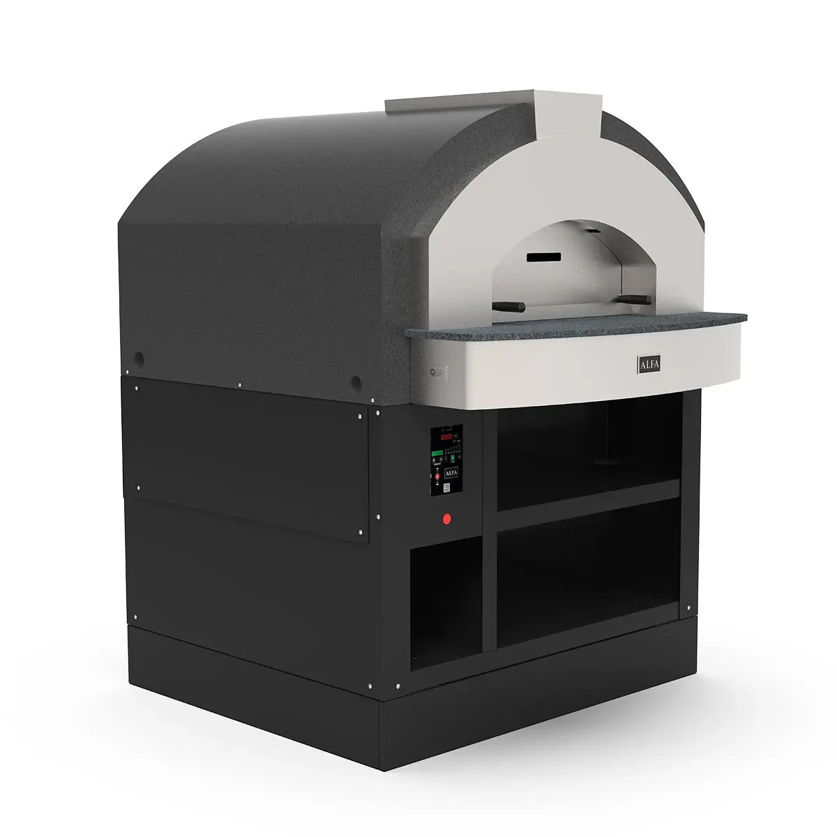 ALFA PROFESSIONAL FP-Q6P-BL-GRI Quick 6 Pizzas Wood Oven and Base