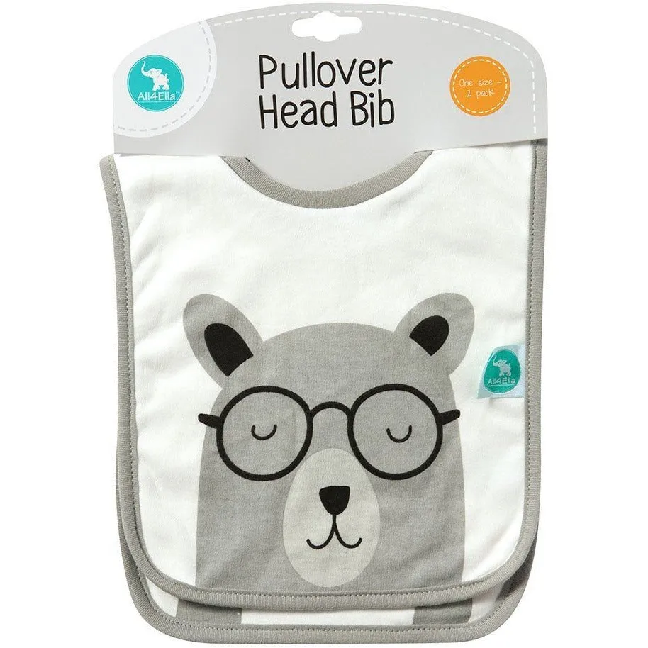 All4Ella Bibs Pull over Head (Set 2) - Penguin