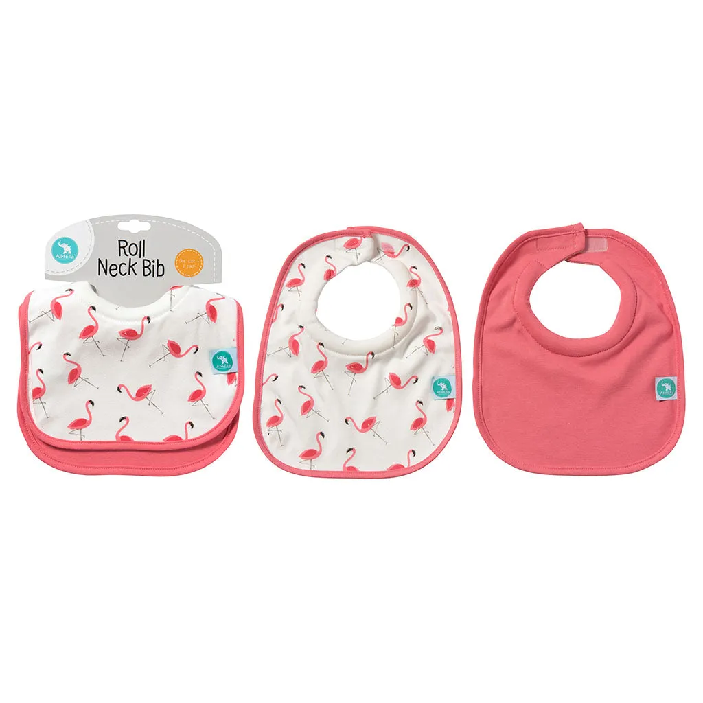 All4Ella Bibs Roll Neck (Set 2) - Swan