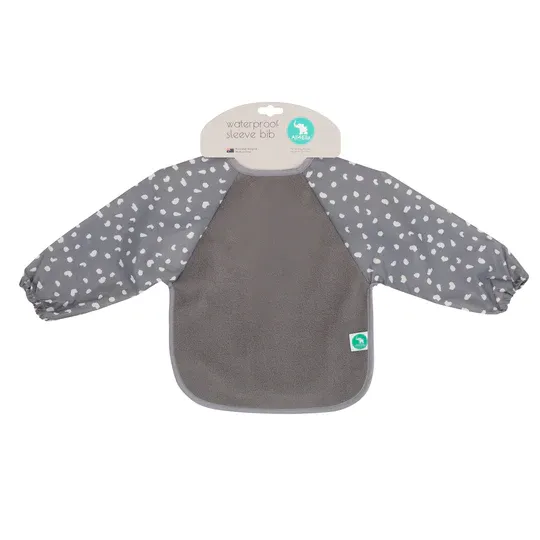 All4ella Long Sleeve Bib - Grey