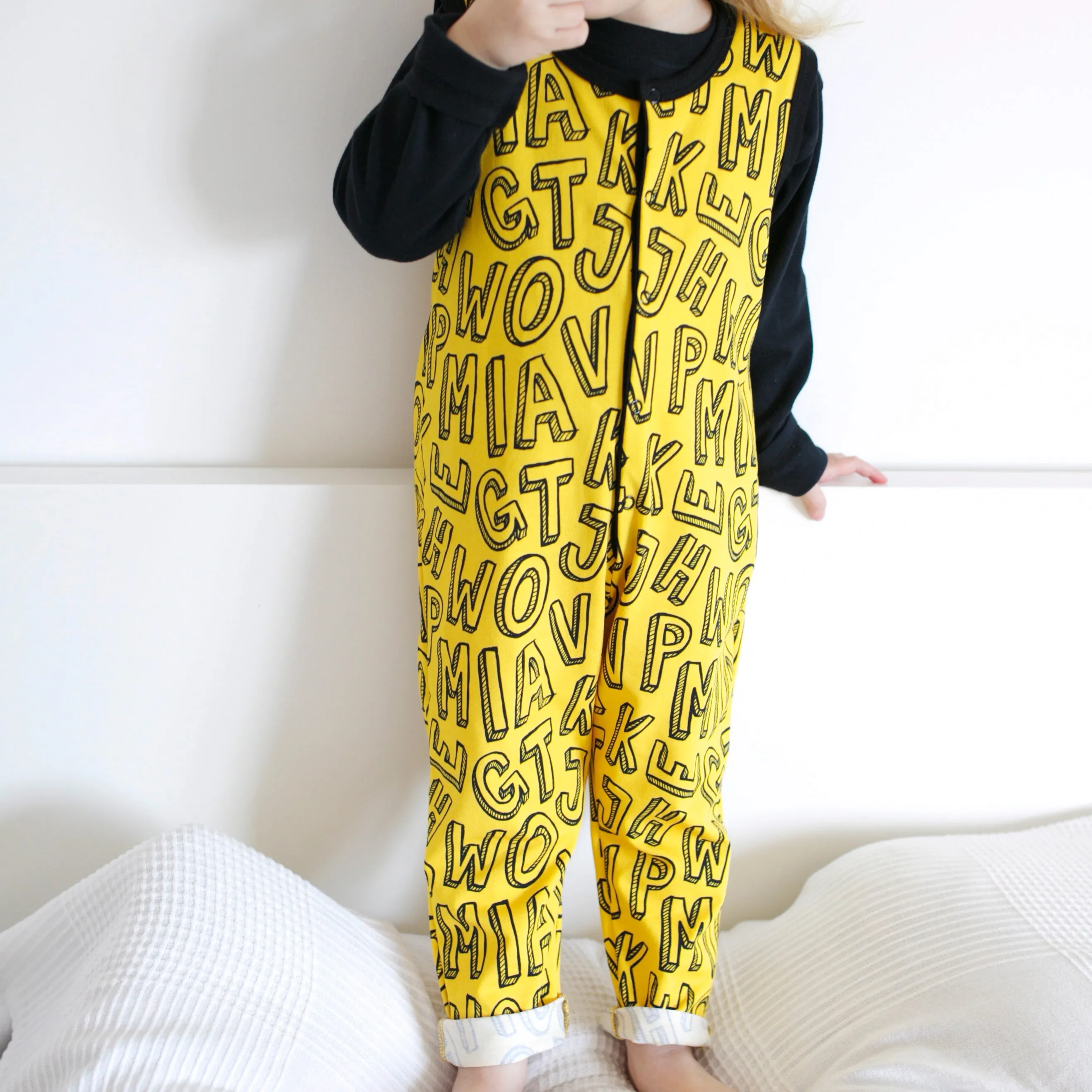 Alphabet Dungarees