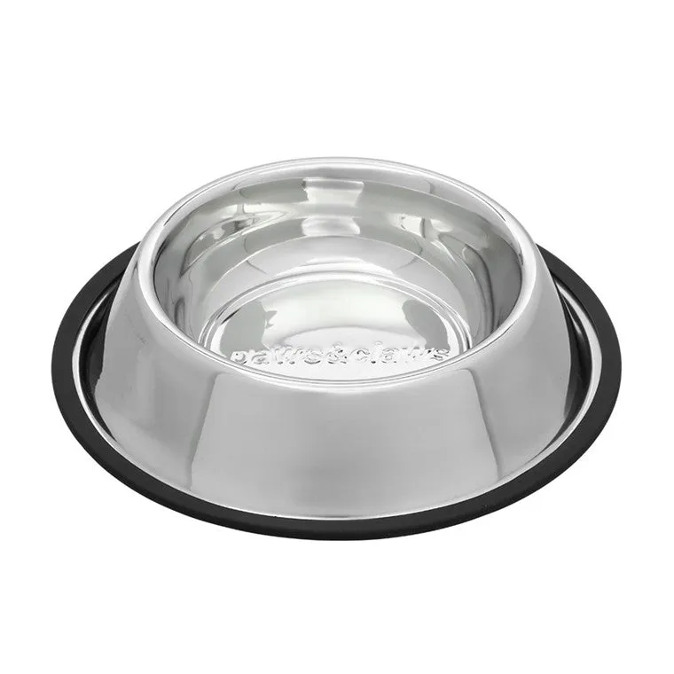 Anti-Skid Stainless Steel Pet Bowl, 850ml