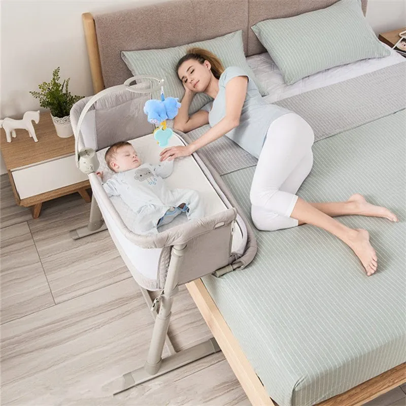 Baby Bassinet Adjustable Bedside Sleeper