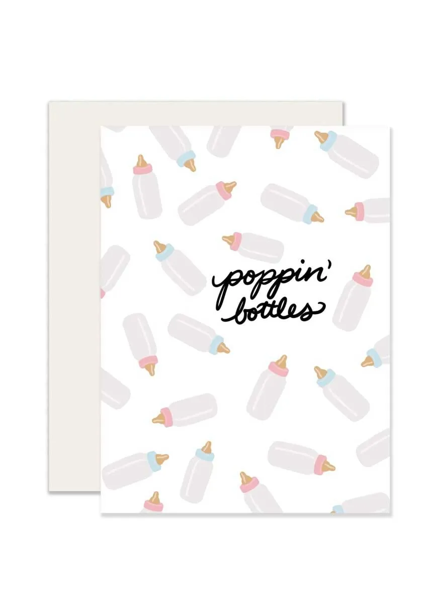 Baby Bottles Card