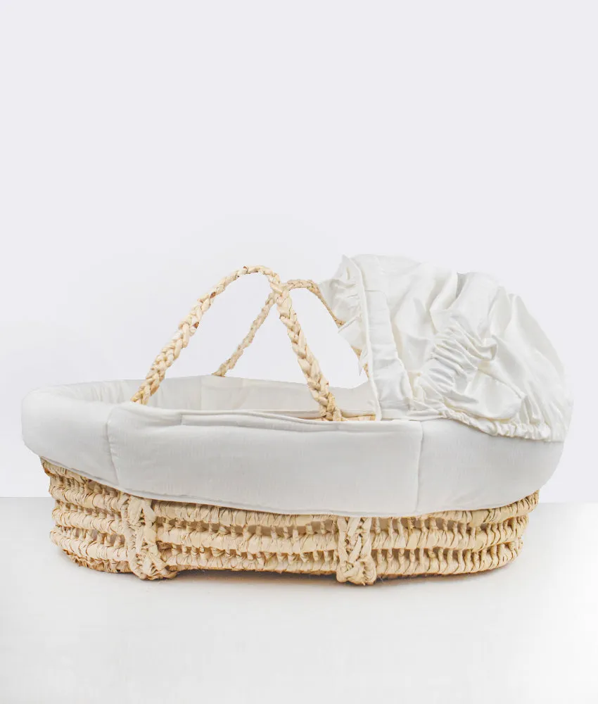 Baby Moses Basket & Liner with Hood