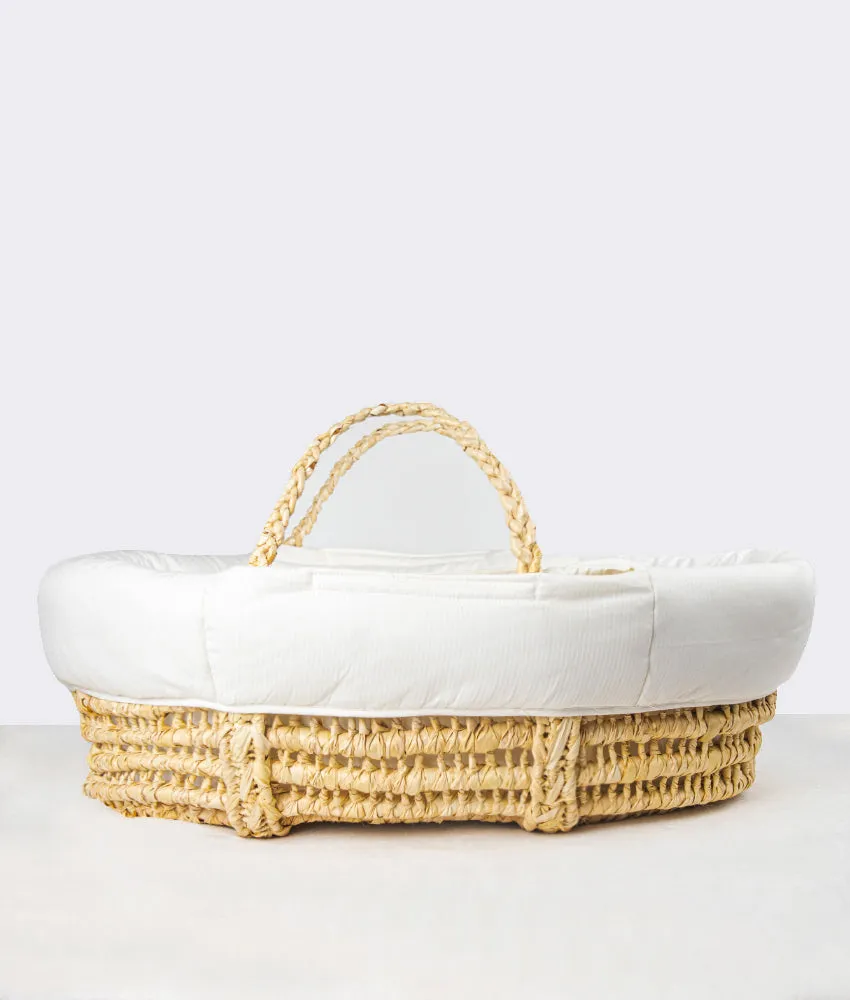 Baby Moses Basket & Liner with Hood