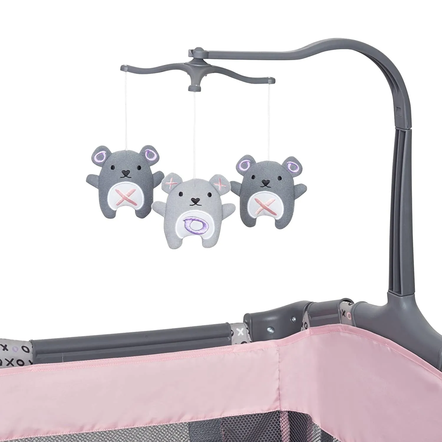 Baby Trend Portable Infant Trend-E Nursery Center with Bassinet, Starlight Pink