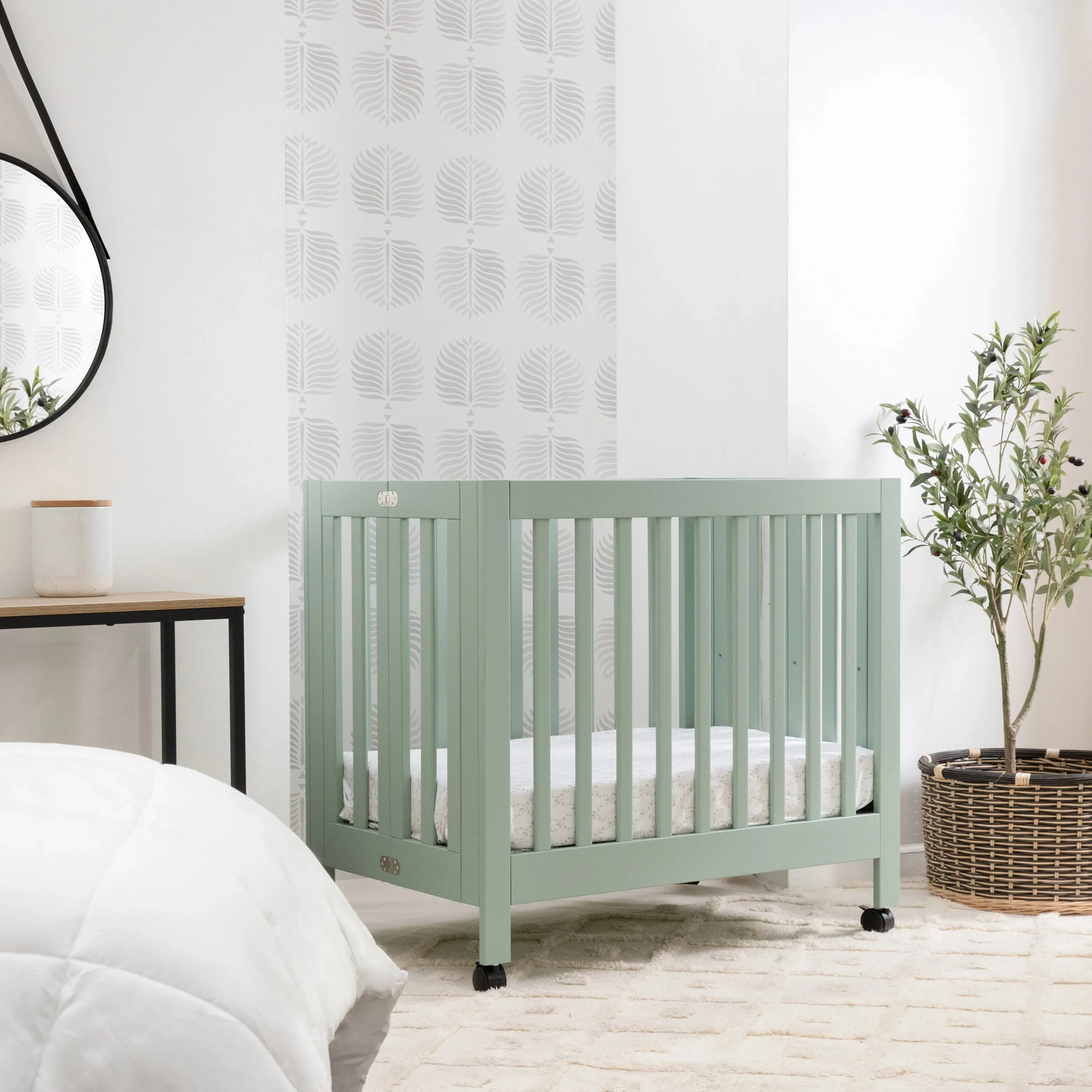 Babyletto Origami Wood Mini Crib