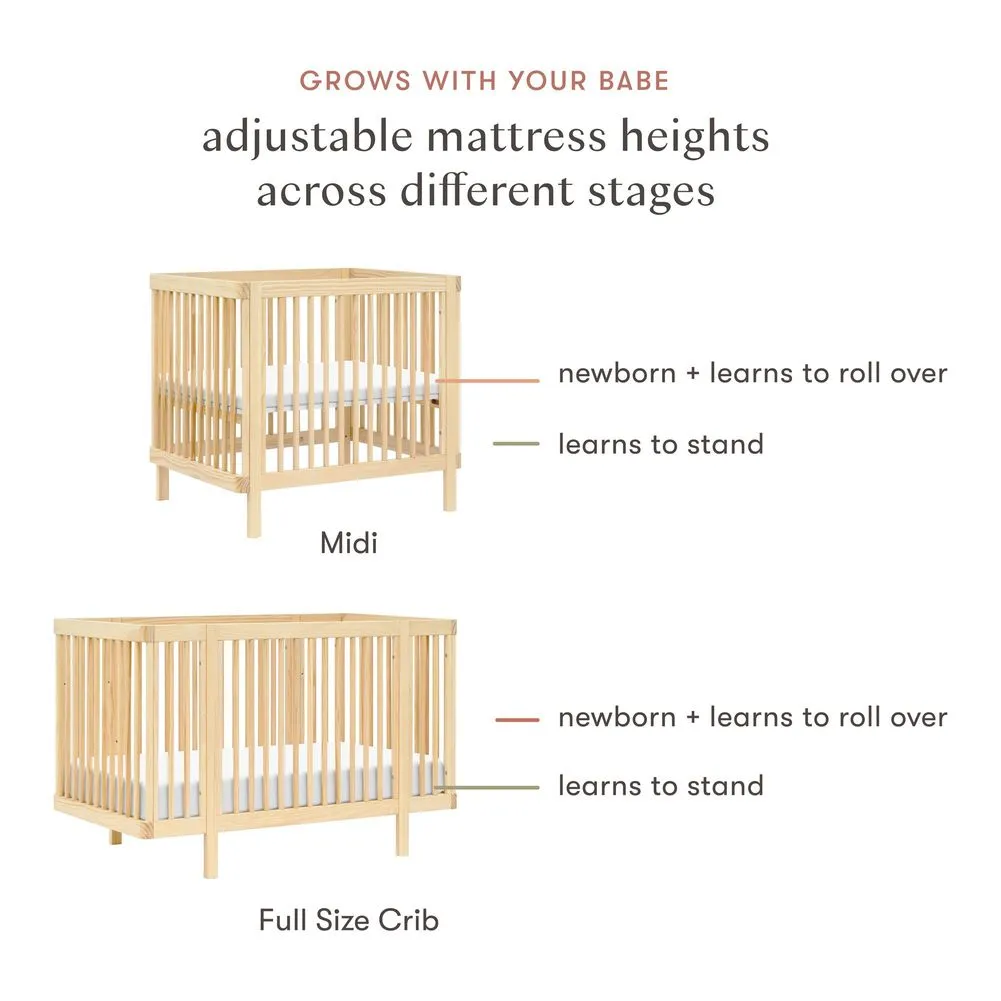 Babyletto Pogo 8-in-1 Convertible Crib with All-Stages Conversion Kits