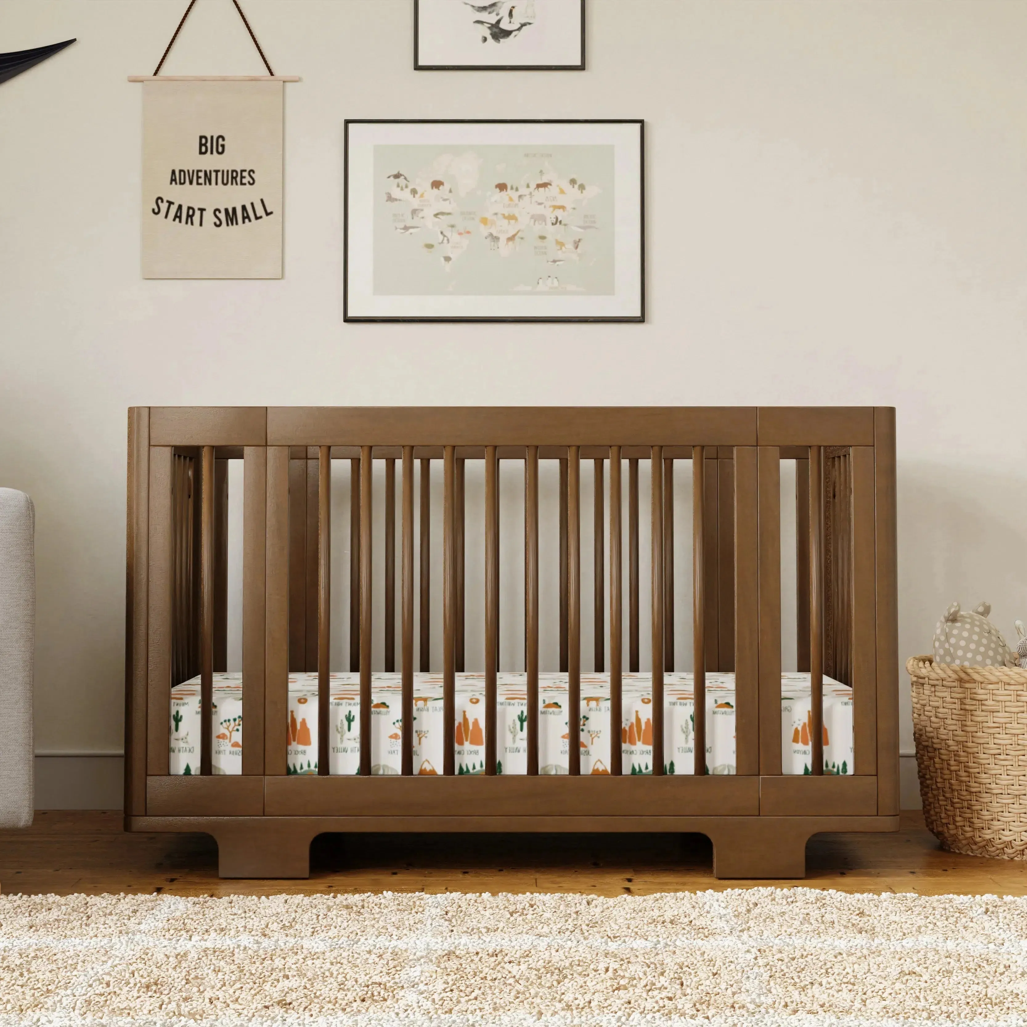 Babyletto - Yuzu Convertible Crib - Natural Walnut