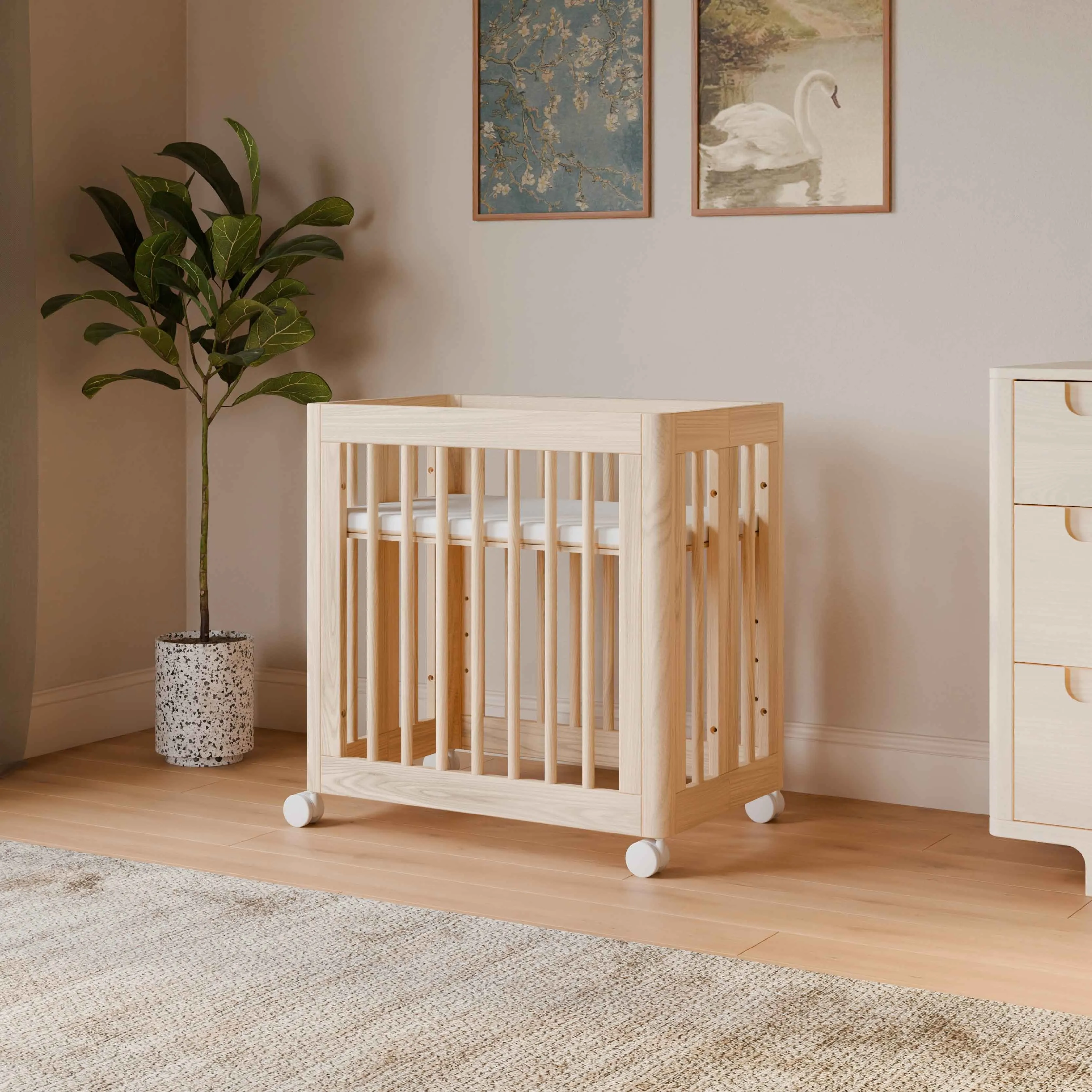 Babyletto - Yuzu Convertible Crib - Washed Natural