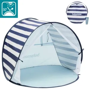 Babymoov Kid's UV Resistant Portable Pop Up Sun Shelter and Marine Play Tent