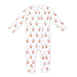 Bamboo Convertible Zip Romper - Boba