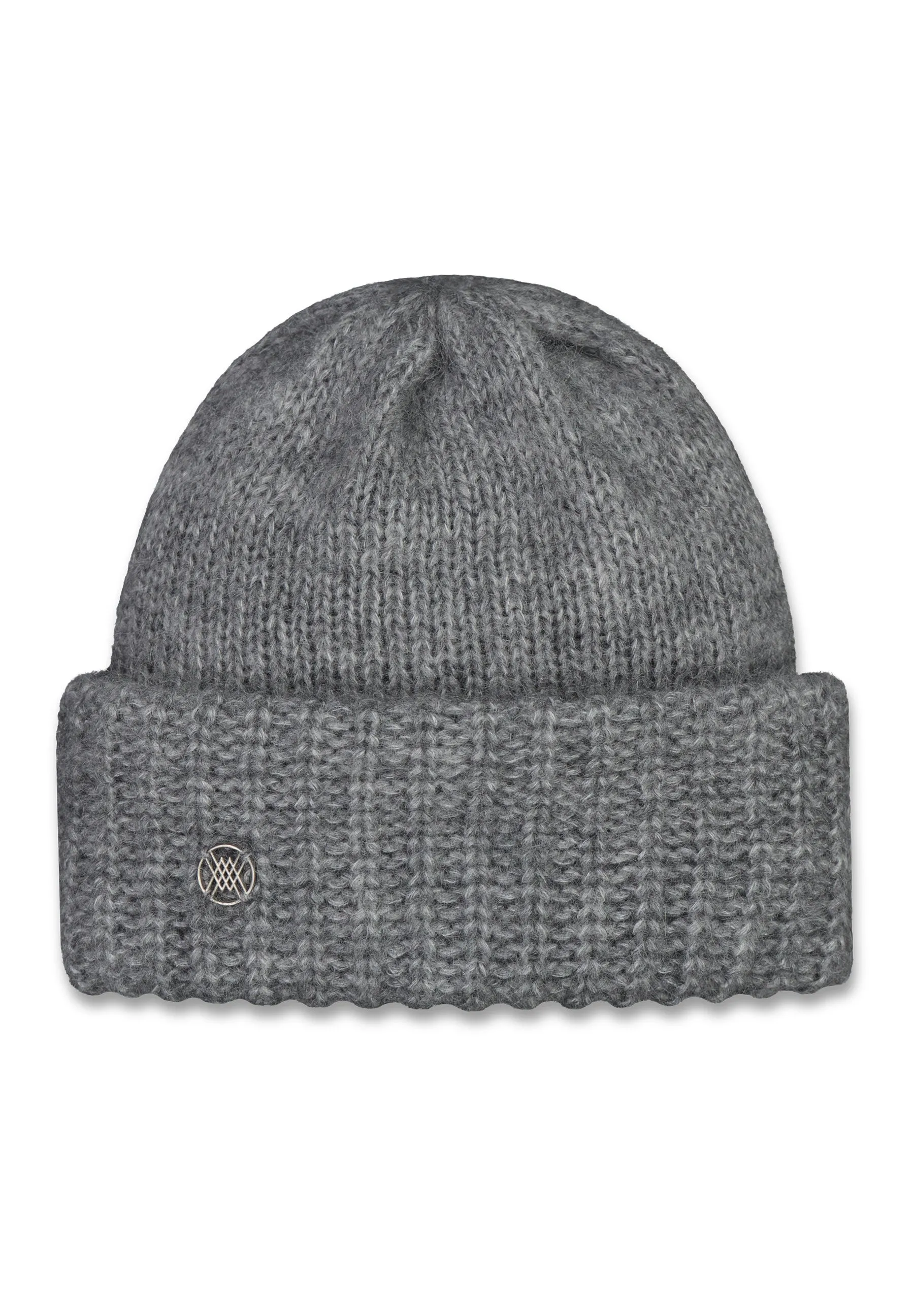 BARROW CHUNKY BEANIE & MILLER RIB SCARF SET - Grey melange