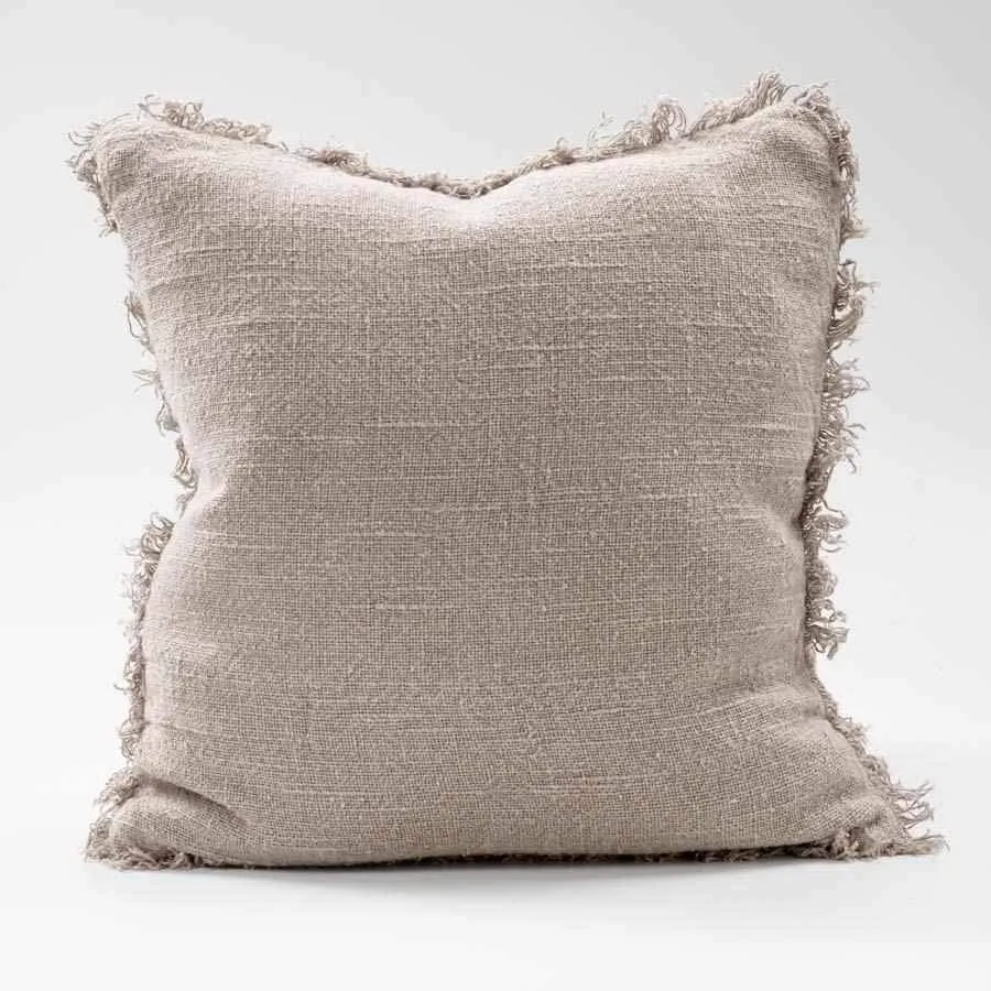 Bedouin Linen Cushion  | Natural