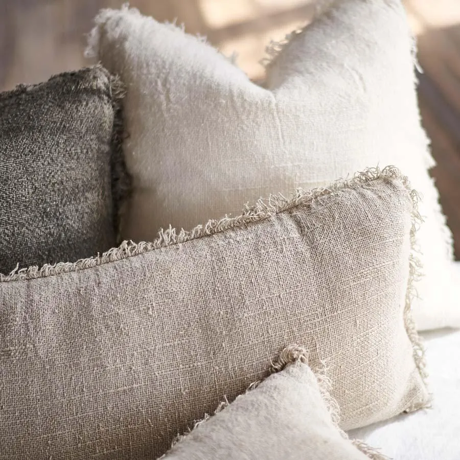 Bedouin Linen Cushion  | Natural