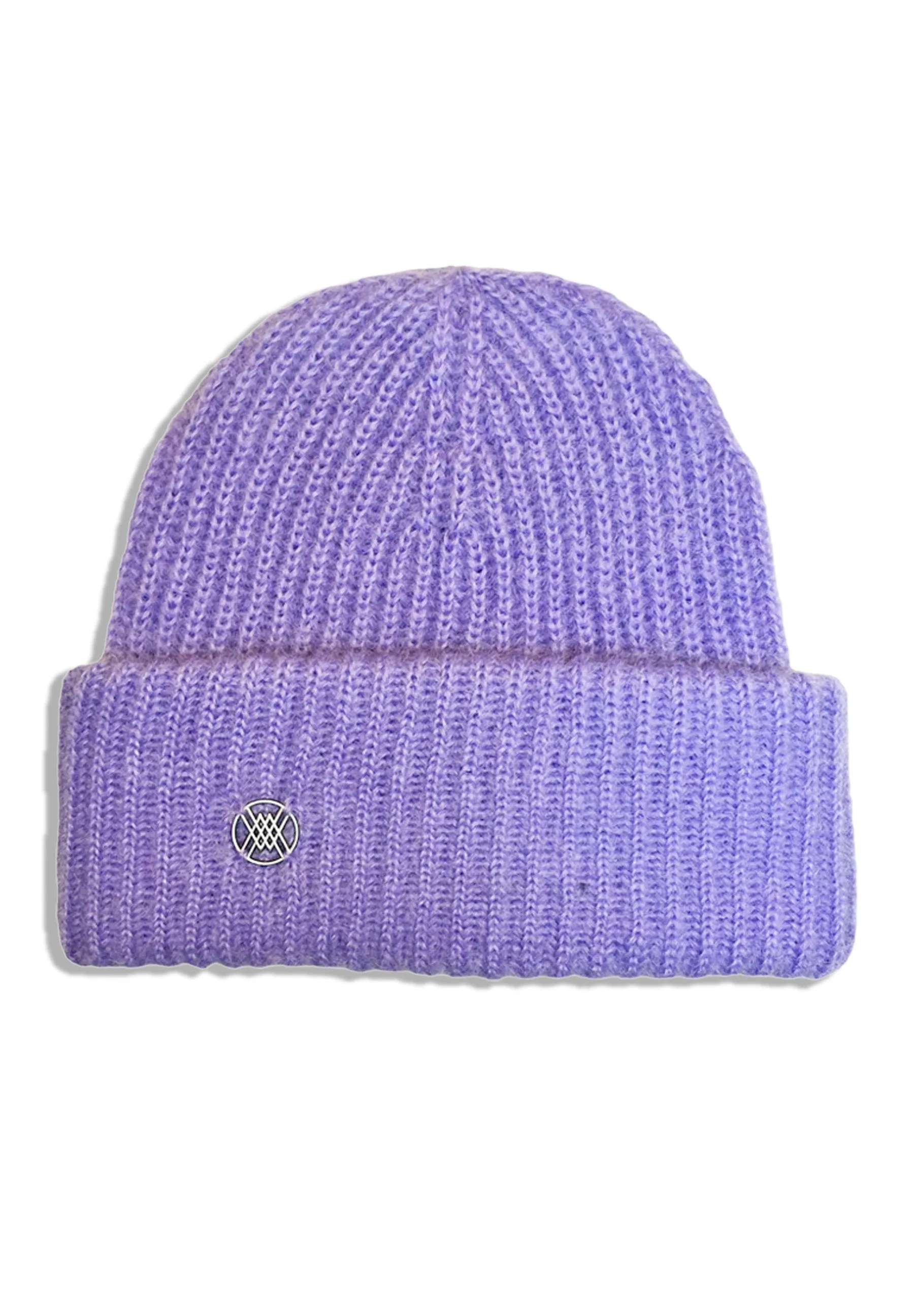 BERRY RIB BEANIE & MILLER RIB SCARF SET - Lavender