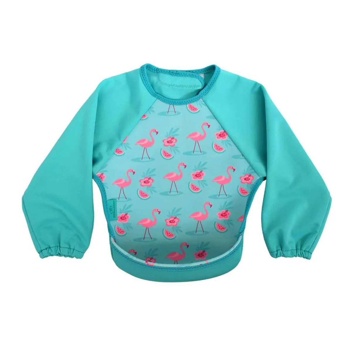 Bibetta UltraBib Bib with Sleeves - Flamingos