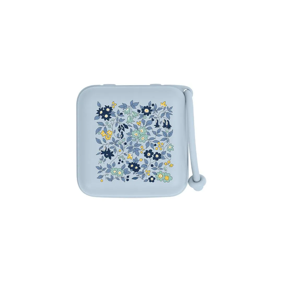 BIBS X LIBERTY Pacifier Box - Baby Blue - Camomille Lawn