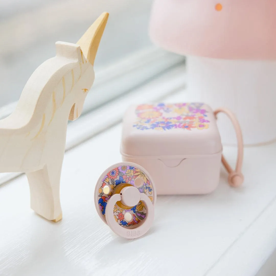 BIBS X LIBERTY Pacifier Box - Blush - June Blossom