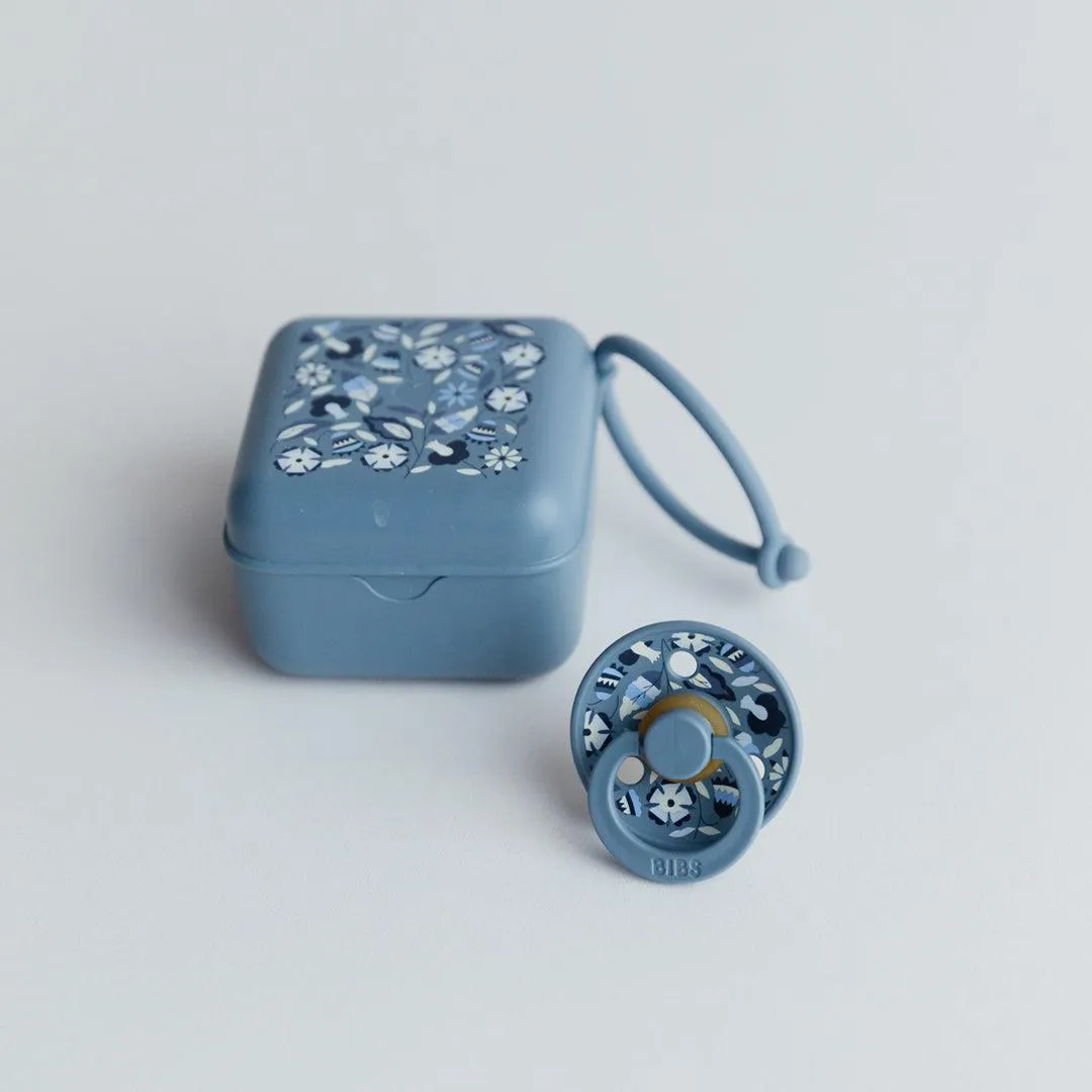 BIBS X LIBERTY Pacifier Box - Petrol - Bobo