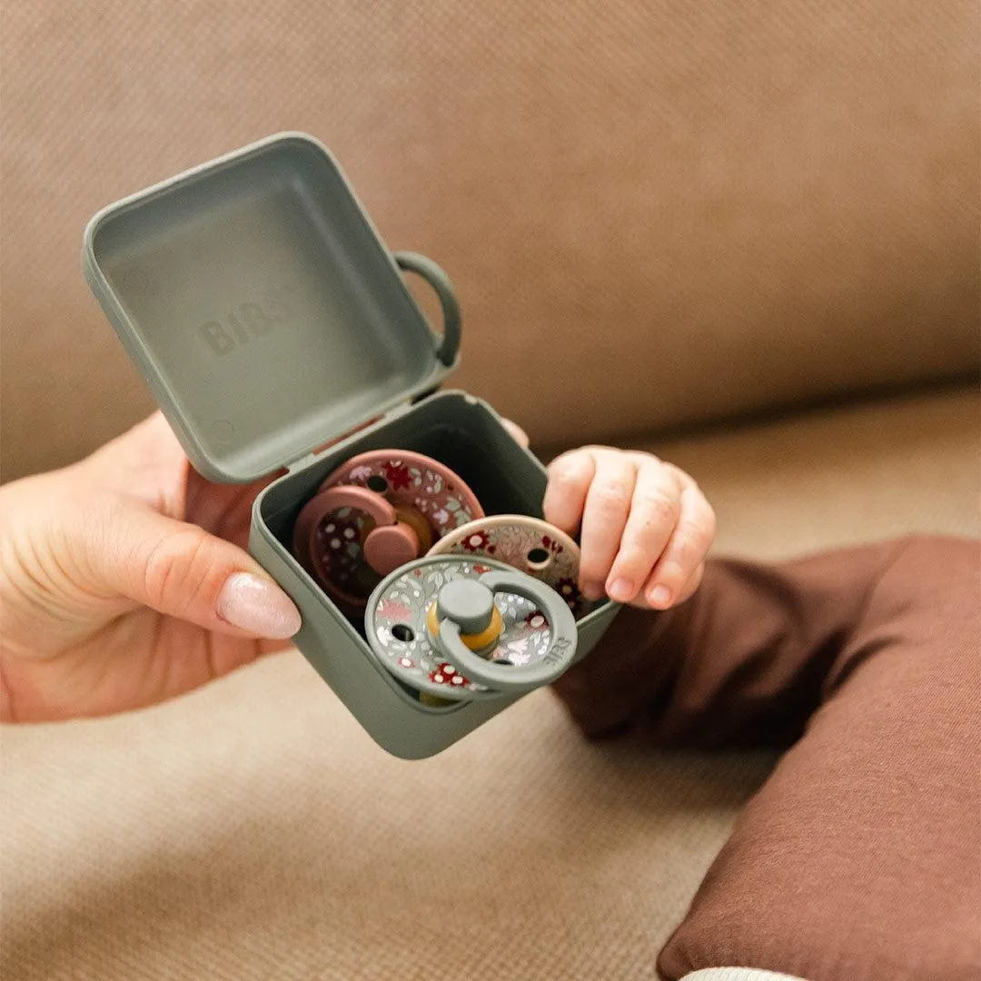 BIBS x Liberty Pacifier Box - Pine - Chamomile Lawn