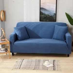 Blue - 100% Waterproof and Ultra Resistant Stretch Armchair and Sofa Covers - The Sofa Cover House