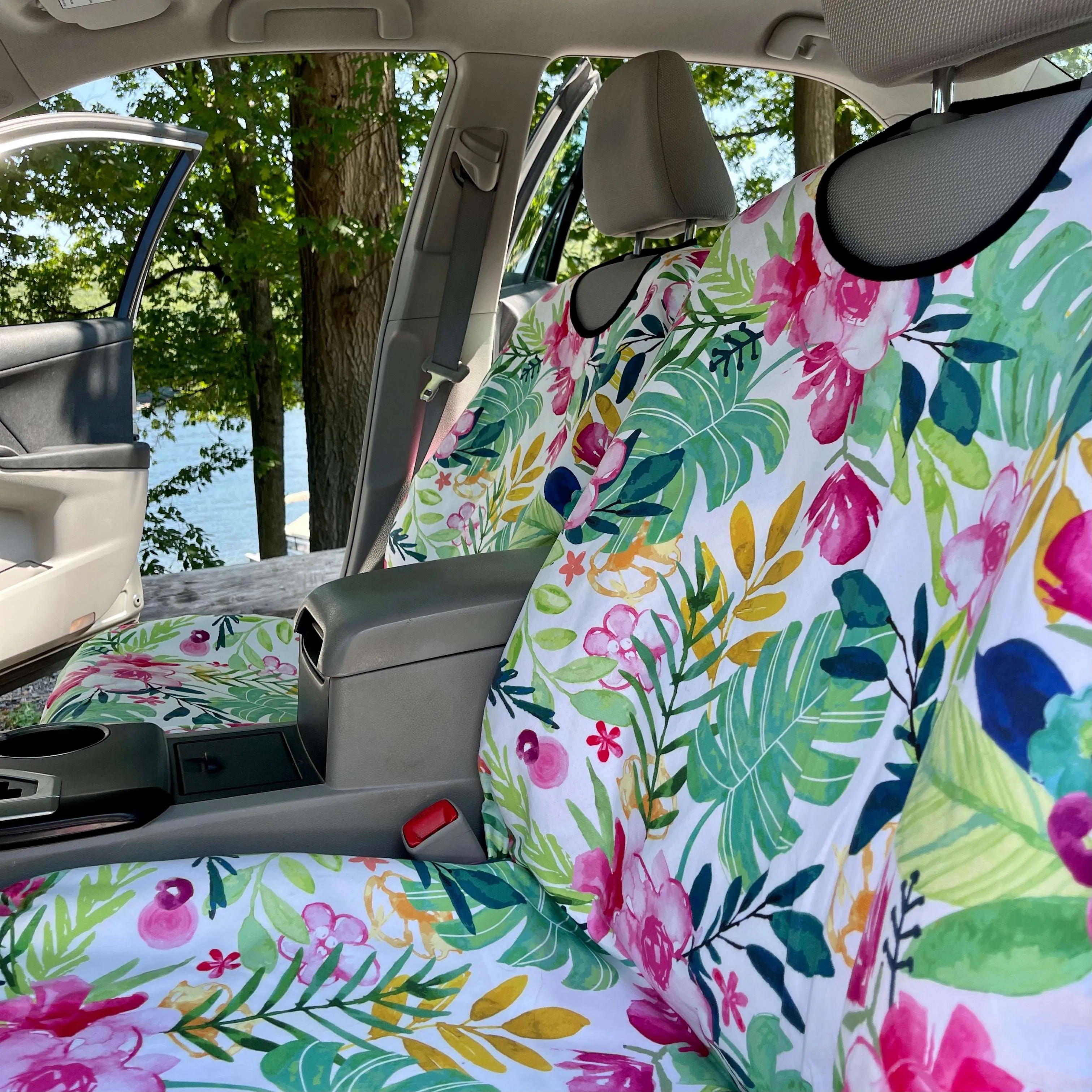 Bohemian Floral Waterproof Seat Cover