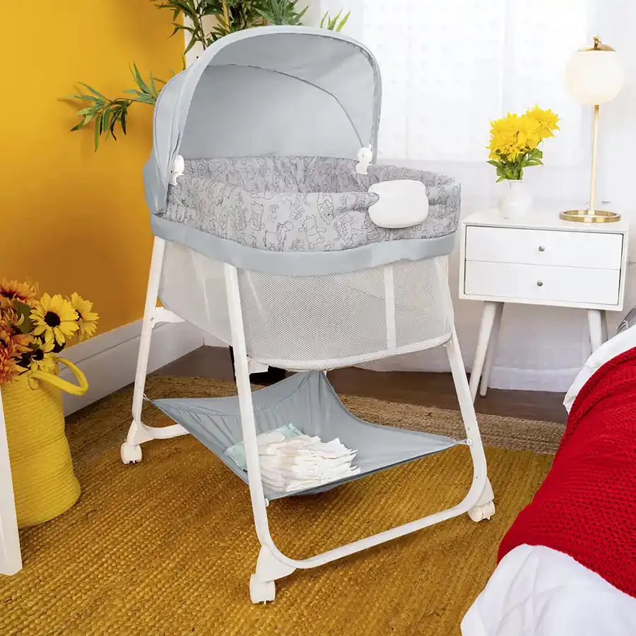 Bright Starts Winnie The Pooh Slumber Party Soothing Bassinet