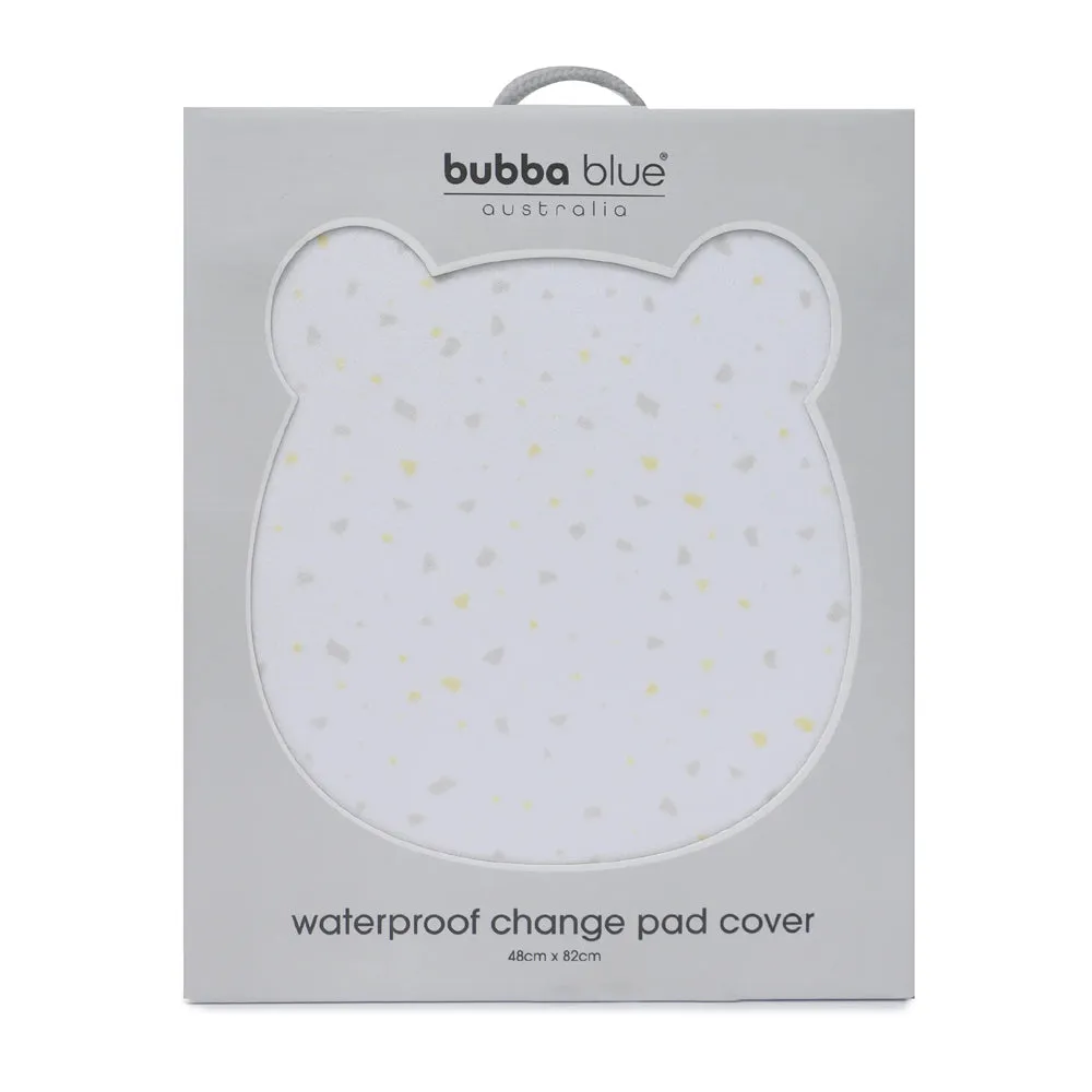 Bubba Blue Change Pad Cover Terrazzo