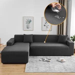 Carbon Grey Waterproof Sofa Cover