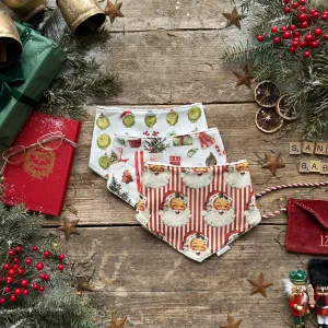 Christmas 3 Set Dribble Bibs | Pack Three