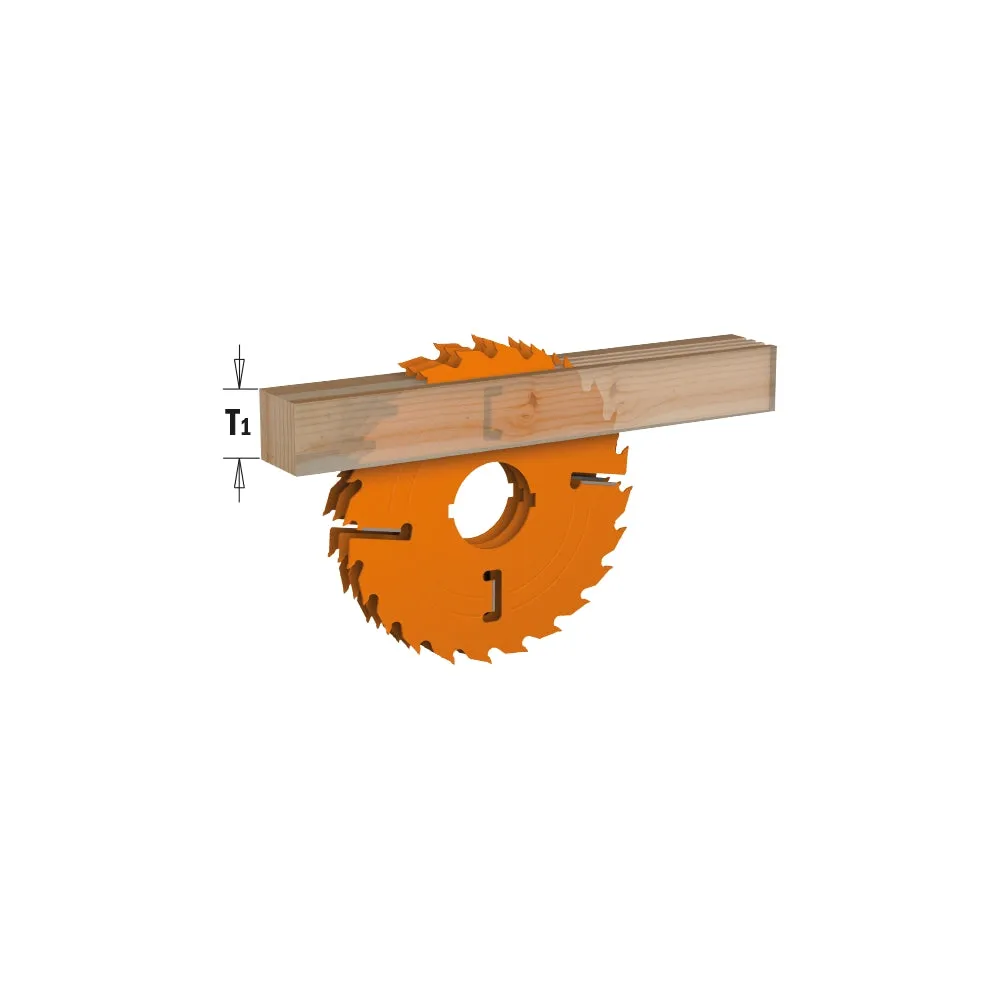 CMT Orange Tools 279.012.12 MULTI-RIP W/RAKERS 12”x0.157’’/0.098’’x2-3/8’’  T=12 4 FLAT